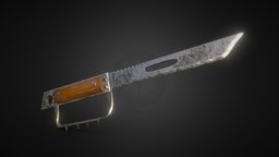 Metro Dagger metro, high-poly, props, weapon, low-poly, dagger