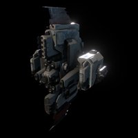 DOM Gunship fighter, bomber, astrokill, military, space