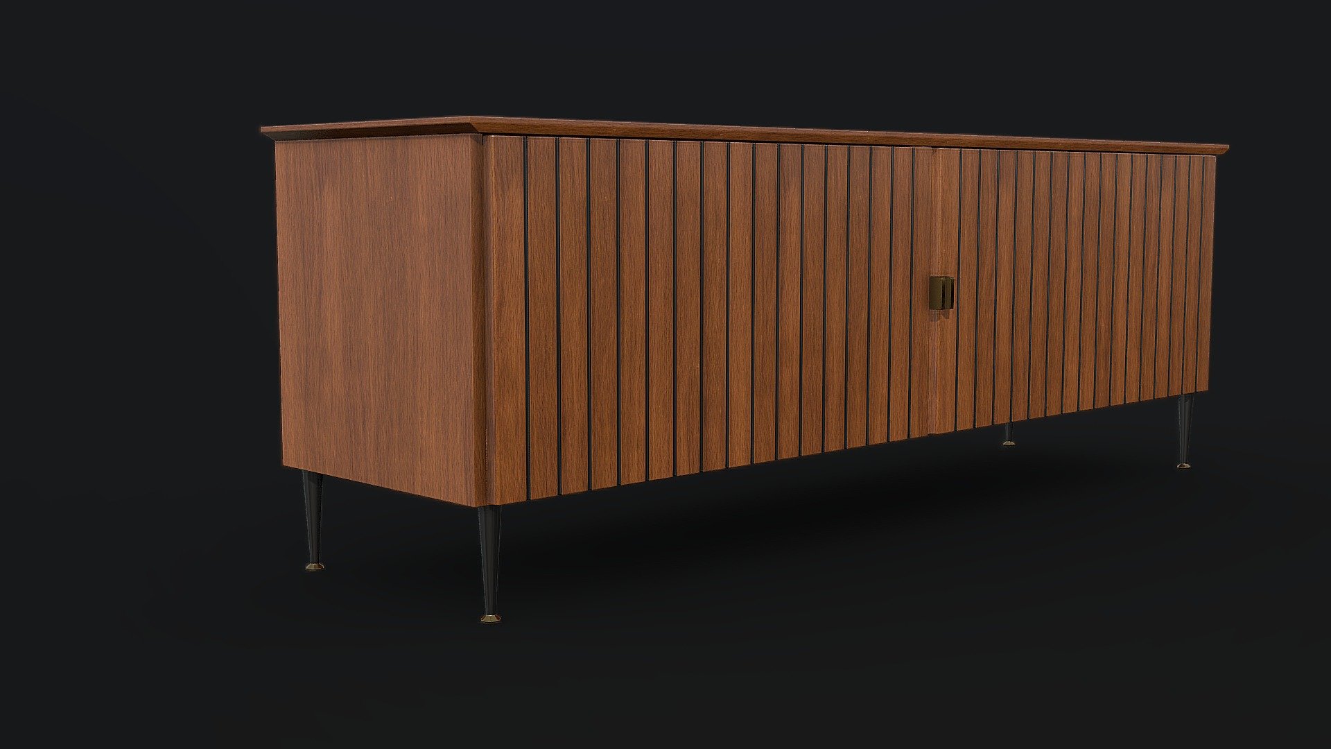 TV Bench / TV Table Modern Coat of vernish Wood, Please feel free to share and mix my models. Modeled using Blender - TV Bench / TV Table / TV Stand Wood - Download Free 3D model by slls666 3d model