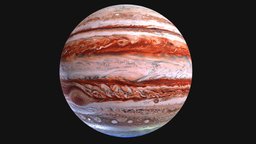 Jupiter jupiter, planet, star, cosmos, blender, space, spaceship