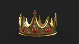 King Crown hat, assets, viking, medieval, crown, north, kings, england, fairy, gameofthrones, saga, queen, kingdom, imperial, king, denmark, middle-age, danish, royalty, middleages, crowns, valhalla, assets-game, helmet, fantasy, gold, royal, gameready, vinlandsaga, vinland