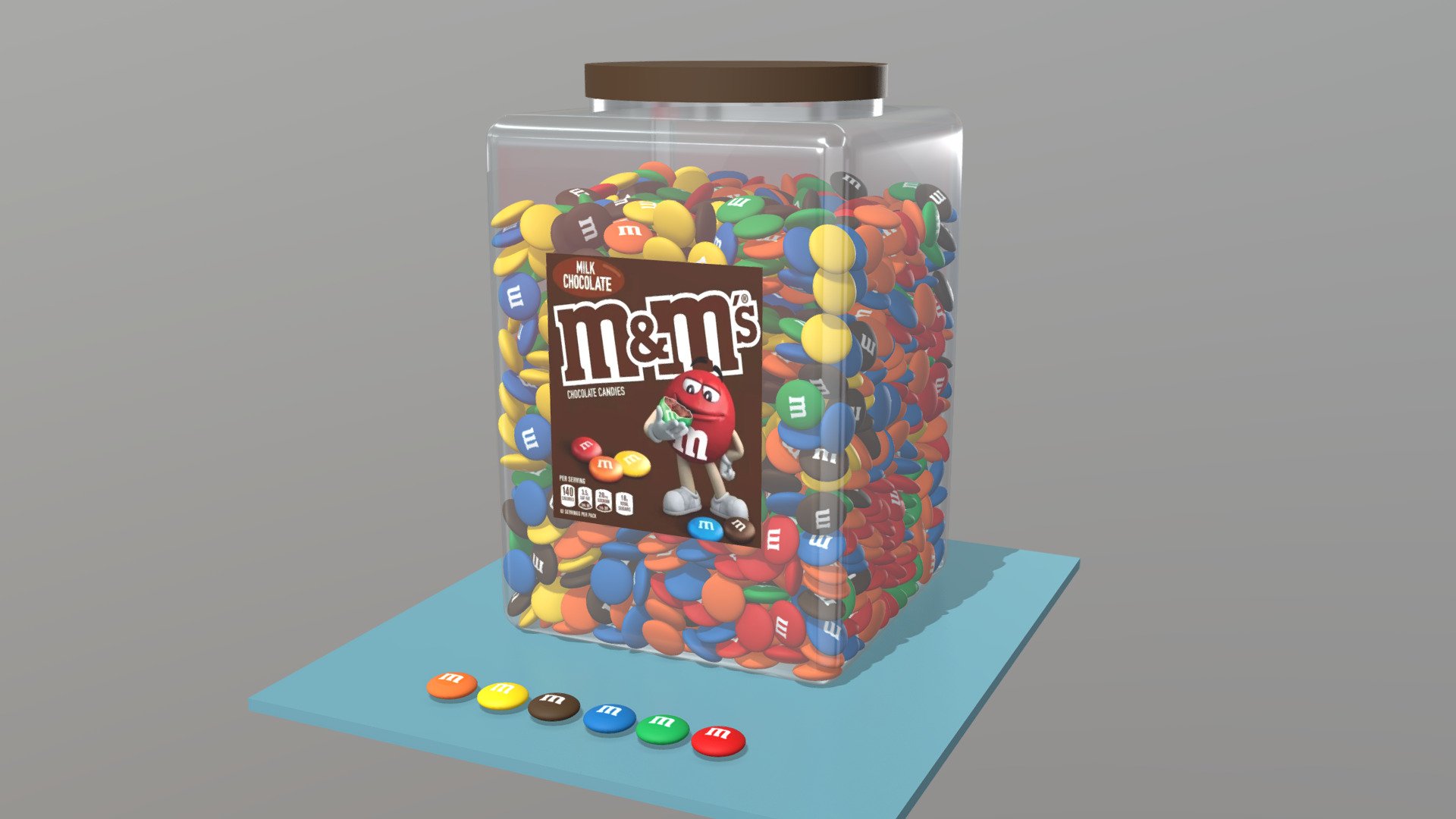 Chocolate M&amp;Ms


800+ chocolates
bottle
available in fbx with textures
 - M&Ms - Buy Royalty Free 3D model by luismi93 3d model