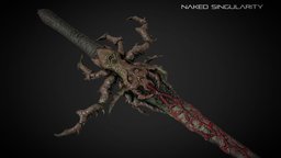 Living insect sword | Dark fantasy | 4K | PBR
