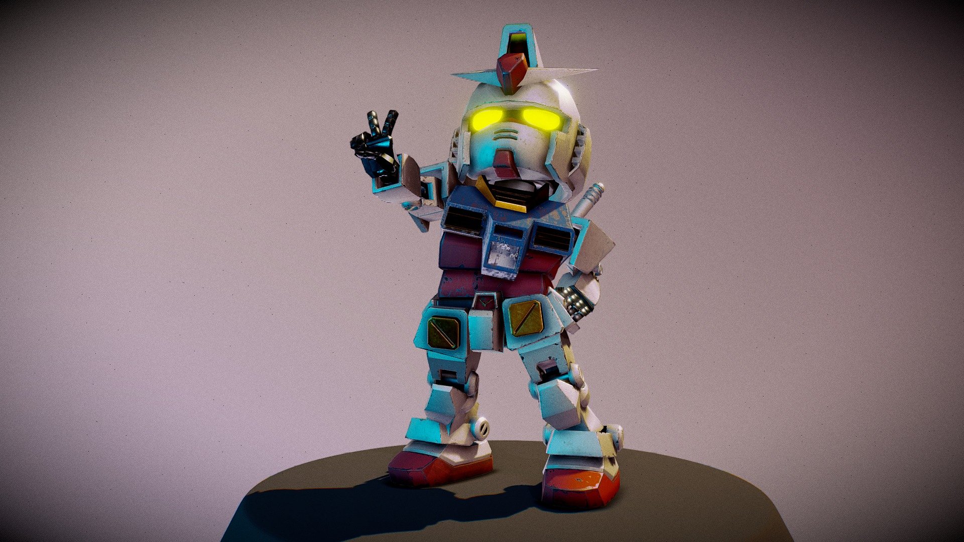 RX78-2 Gundam Fanart from Mobile Suit Gundam.
Couldn't find time to build Gunpla so I've spent about equal amount of time to make this smh.
Made with Blender, Substance Painter - RX78-2 Gundam from Mobile Suit Gundam - Download Free 3D model by teejlesdoodles 3d model