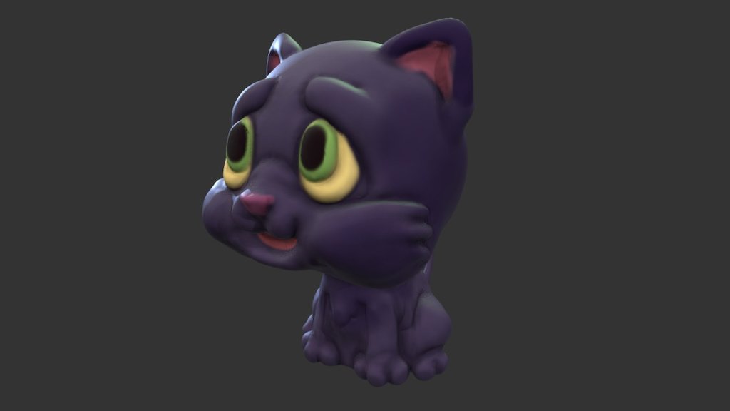 Voodoo the cat - 3D model by pahko 3d model