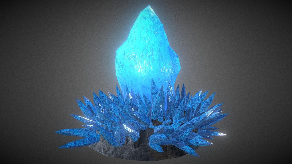 Turbosquid: -link removed- - Crystal blue - 3D model by Cordy 3d model