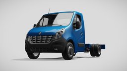 Renault_Master_SingleCab_DW_E20_Chassis_2010 automobile, transport, auto, vehicle, car