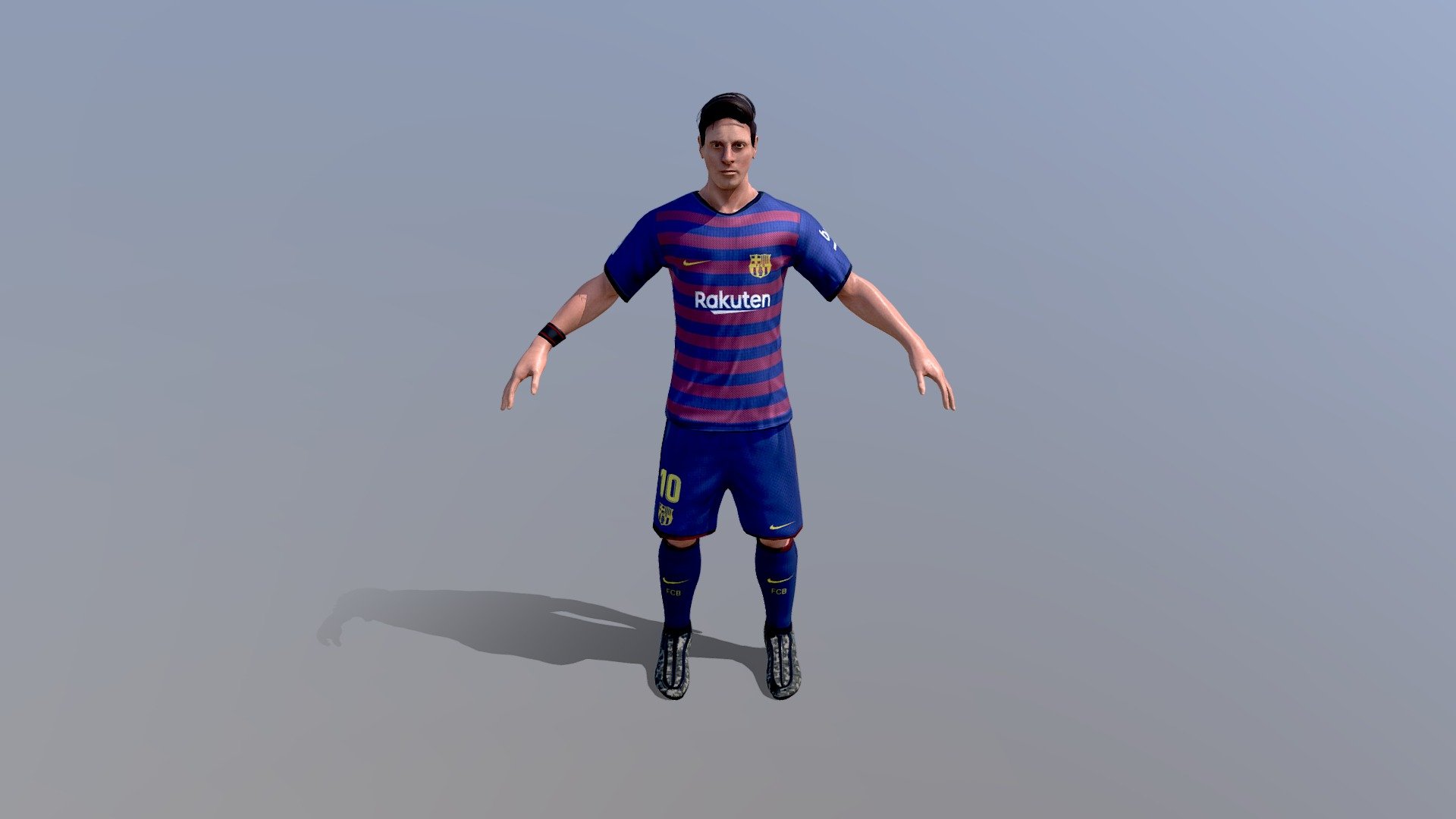 A concept of the greatest footballer of all time - Messi Concept - Download Free 3D model by Garjill (@gerard.charrier) 3d model