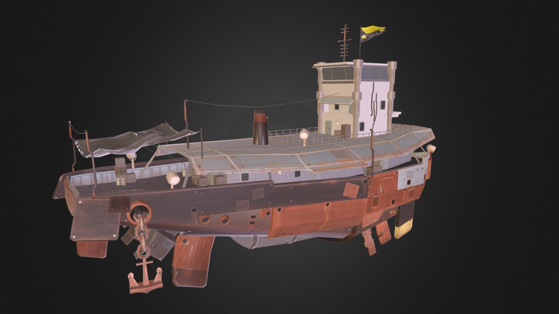 Inspired by great concept art work of McQue 3d model