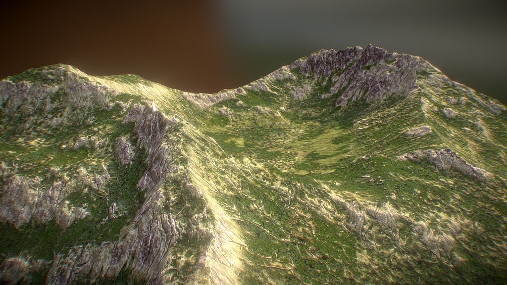 Wanted to check how terrain works in Sketchfab + tested out new texturing workflow. 

World Machine, GeoGlyph + Cgtextures

around 40 minutes to complete - *Free* Quick terrain test - Download Free 3D model by Kris Teper (@tepcio) 3d model