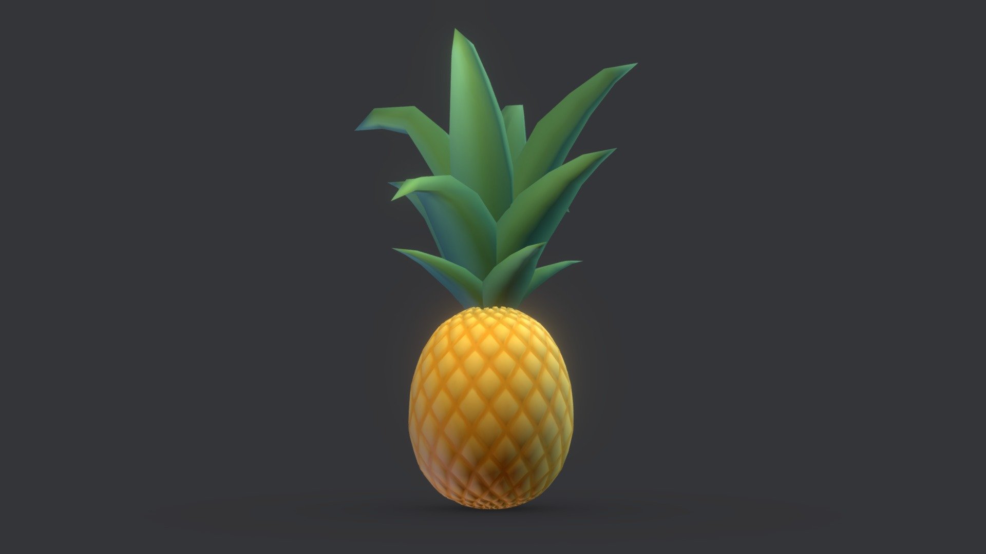 🍍 Simple pineapple model 🍍 - Pineapple - 3D model by SleepyPineapple 3d model