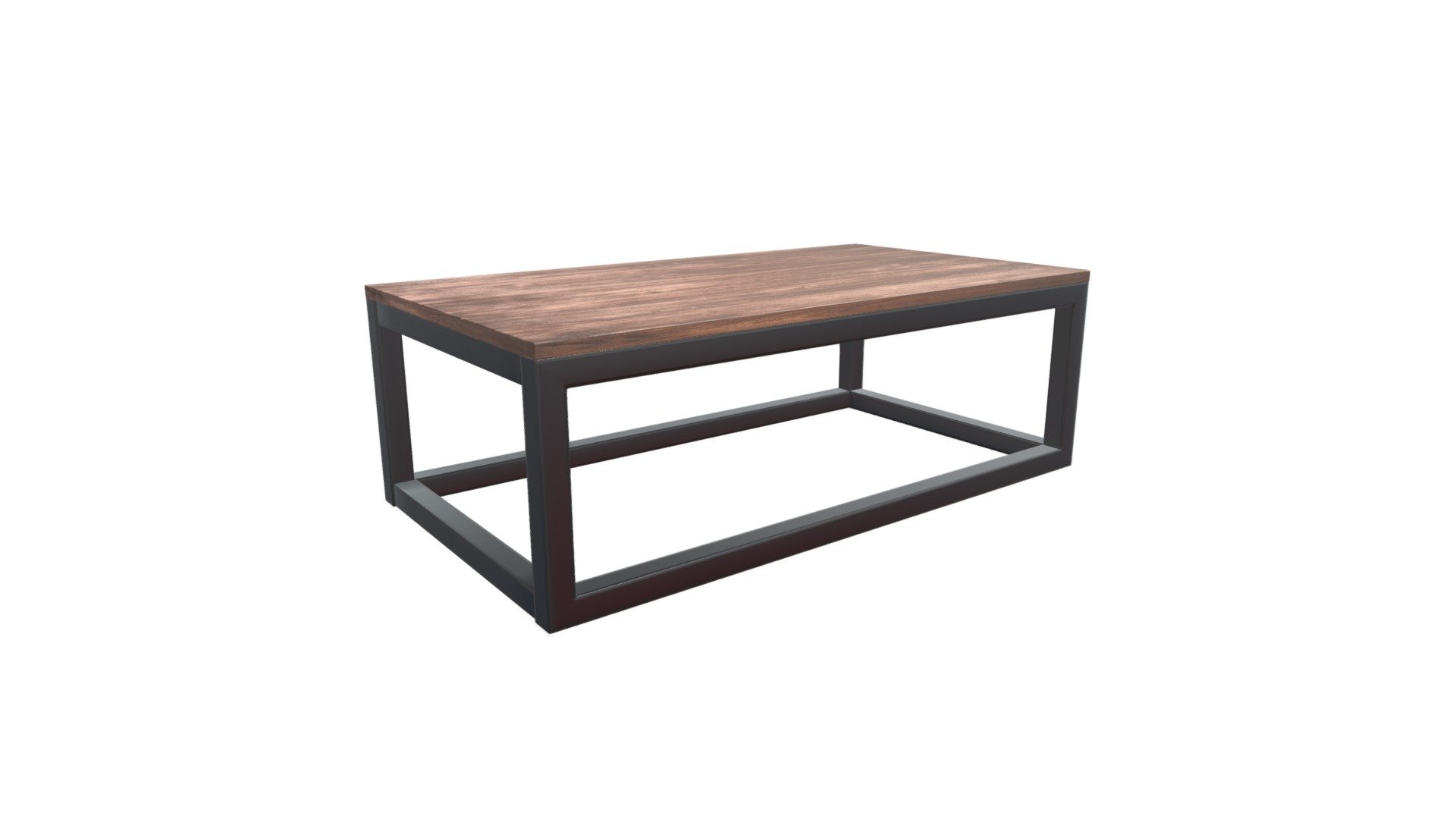 Long and lean the Civie Center long coffee table offers a rustic design with rich weathered finish; made from Fir Plywood supported by antiqued metal base. Add an industrial touch to your living space. Some assembly is required. https://zuomod.com/civic-center-long-coffee-table - Civic Center Long Coffee Table - 98123 - Buy Royalty Free 3D model by Zuo Modern (@zuo) 3d model