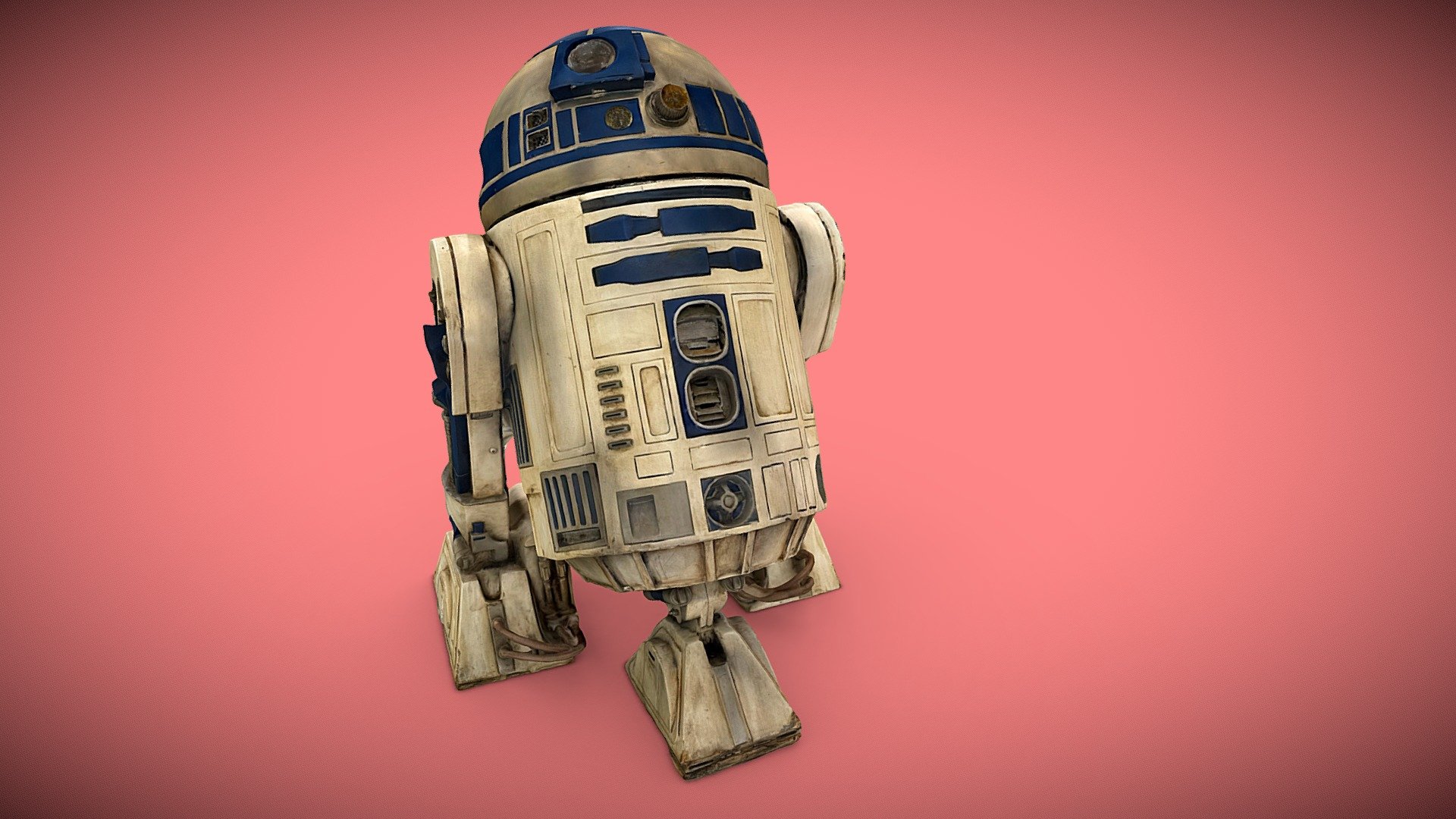Created with Polycam - R2d2 - Buy Royalty Free 3D model by Alex Tench (@alex.harvey) 3d model