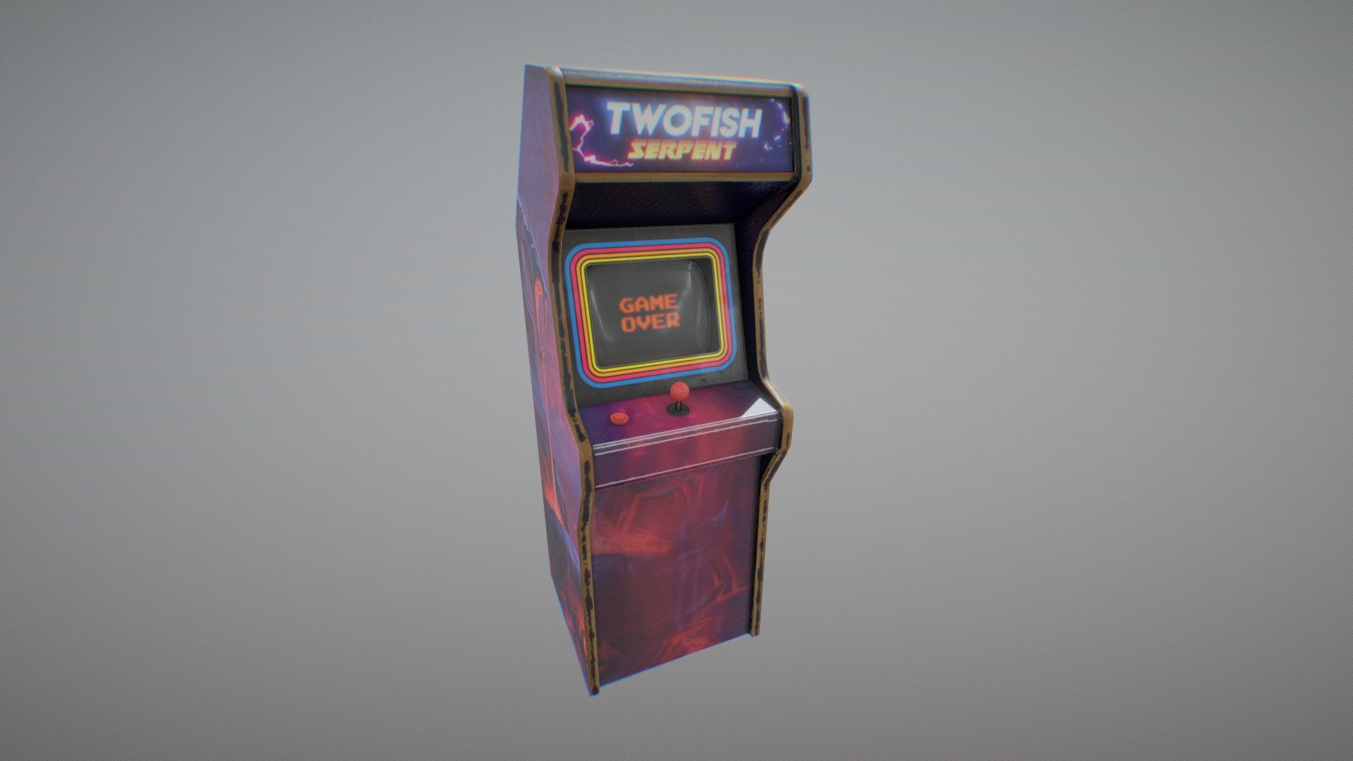 Arcade Cabinet - Download Free 3D model by joshtmc 3d model