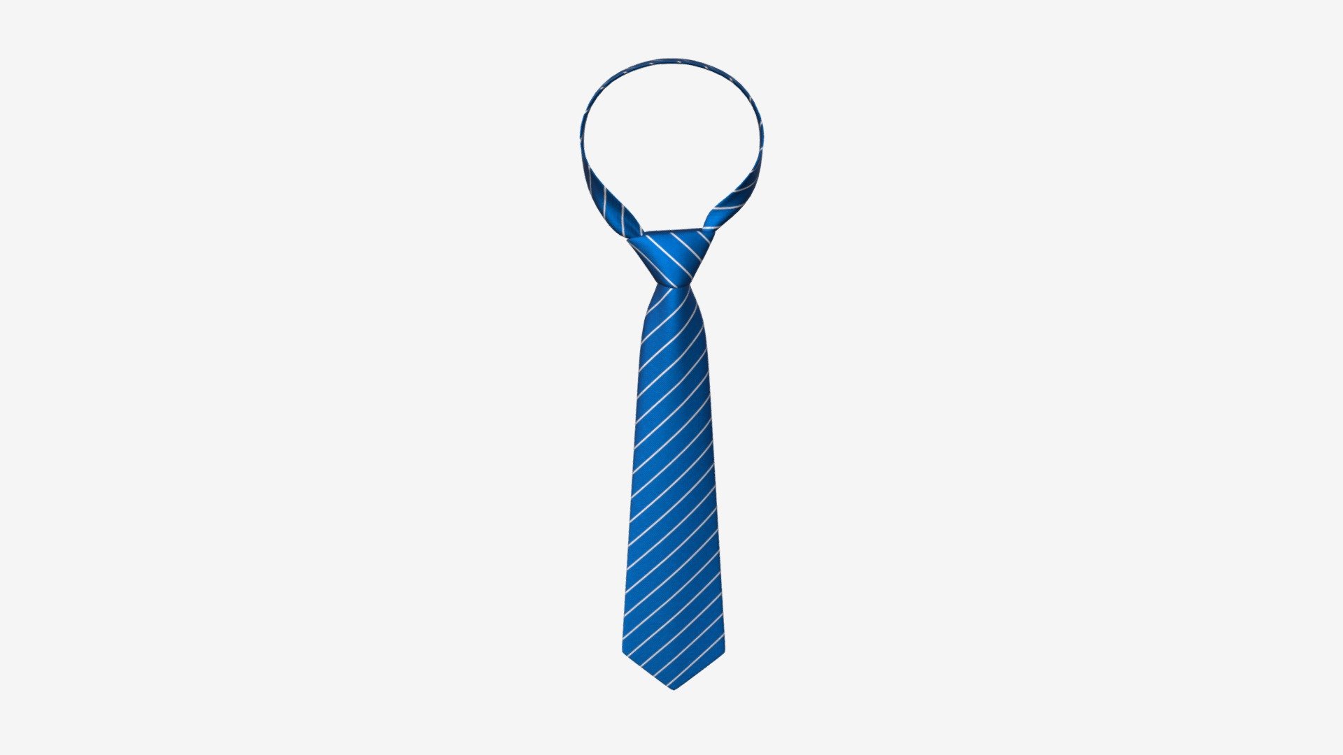 Classic necktie 02 blue - Buy Royalty Free 3D model by HQ3DMOD (@AivisAstics) 3d model