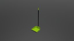 Dustpan household, empire, sweep, long, equipment, collection, dust, clean, waste, handle, receptacle, dustpan, chore, housework, house, plastic