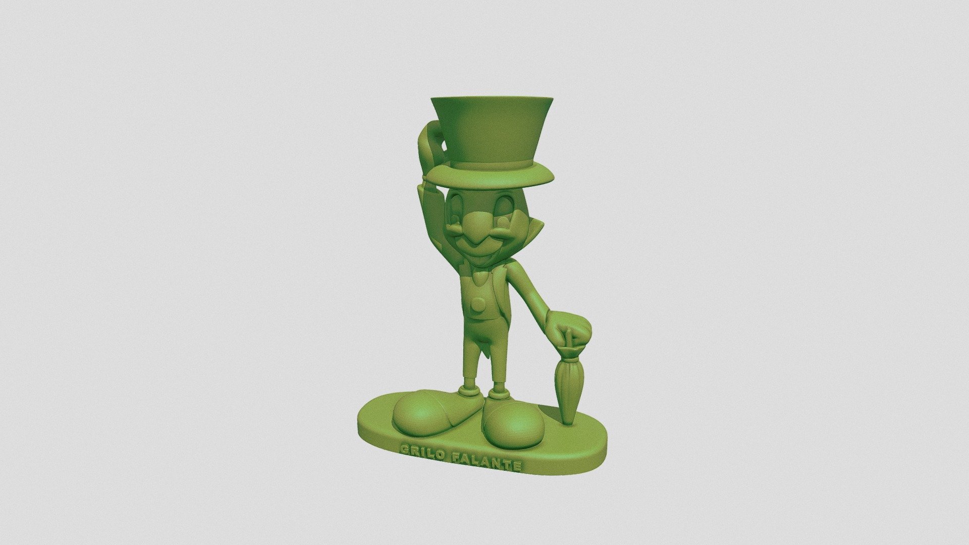 #074 - Grilo Falante - 3D model by 3DCraft (@insta3dcraft) 3d model