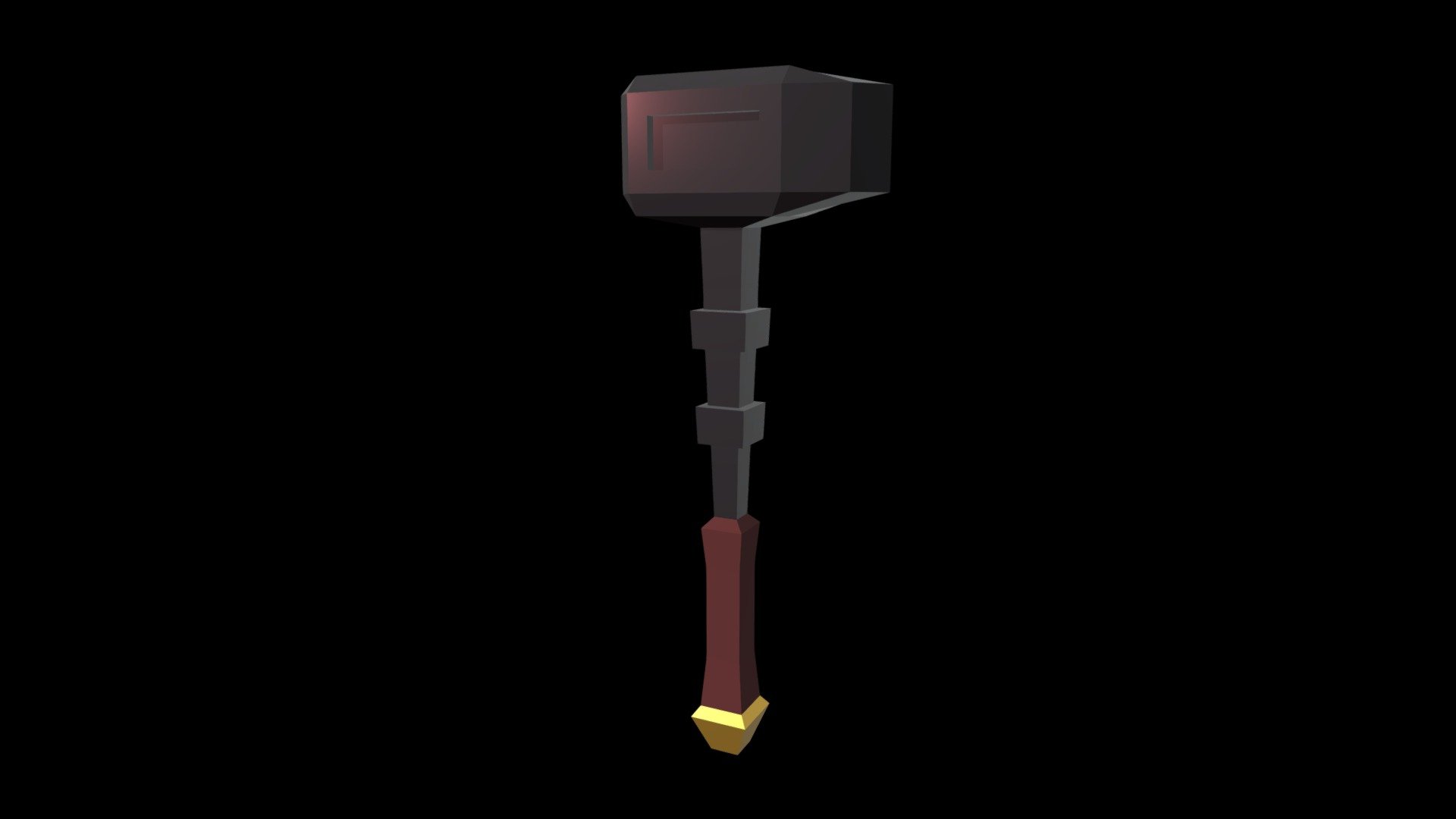 Low poly weapon / item / prop asset for games &amp; animation 3d model