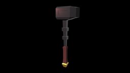 Low Poly Mace / Hammer / Blunt Weapon