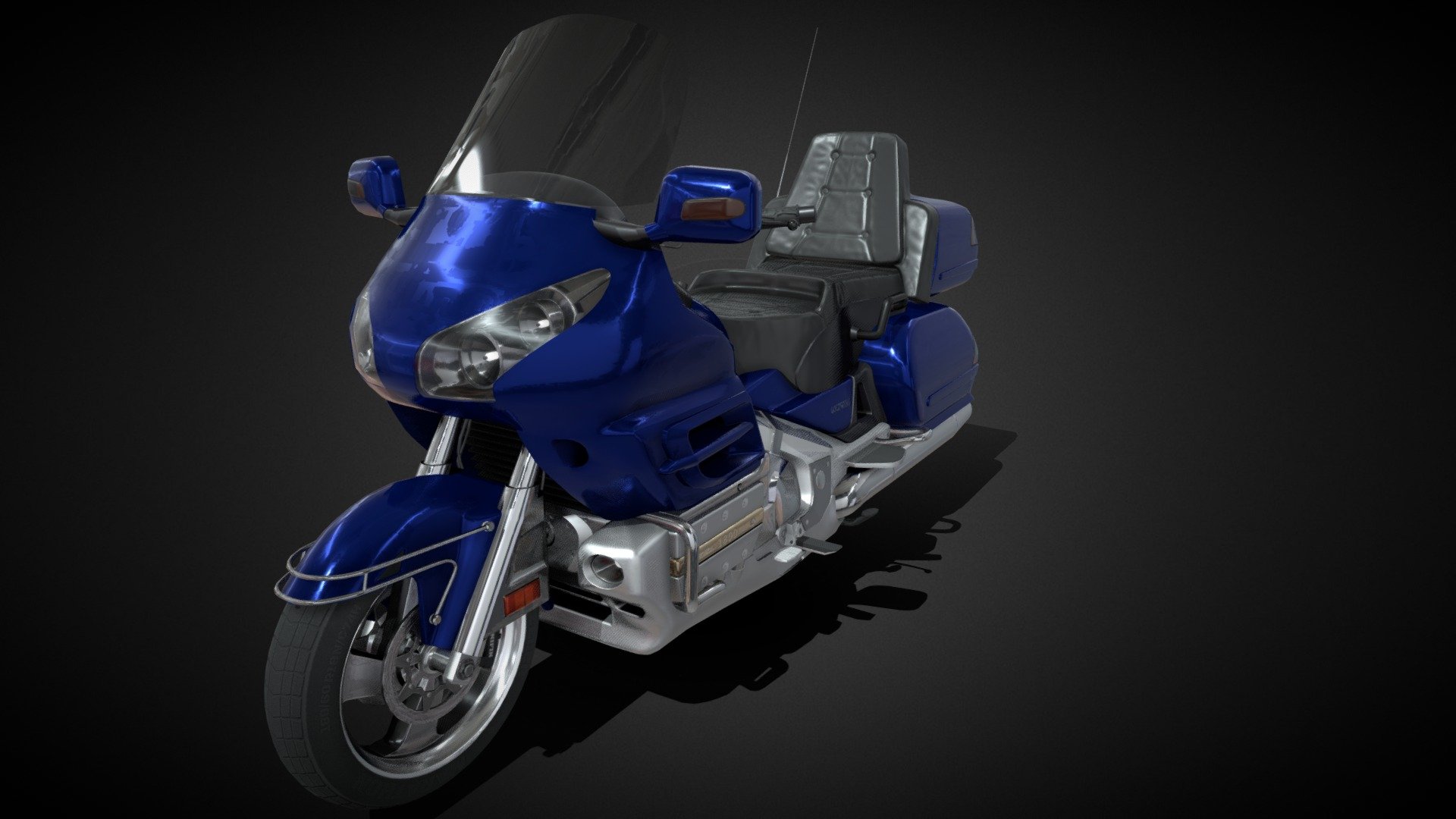 Honda Gold Wing. PBR Low poly game ready

&mdash; General information &mdash; - Lowpoly, optimized for modern game engines 3d model