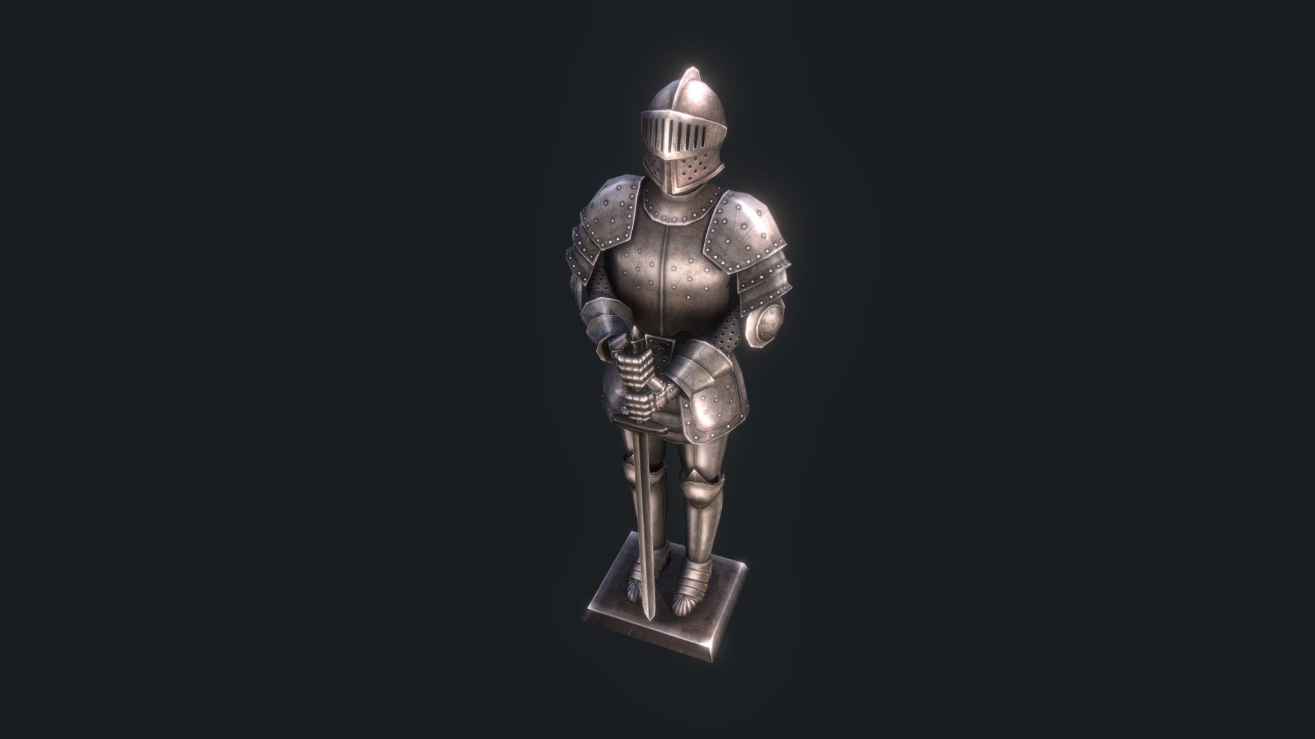 A low-poly Knight withou any NM - Knight - 3D model by TiaDalma 3d model