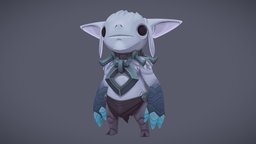 Pale Forge Slave characterart, handpainted, low-poly, texture, gameart