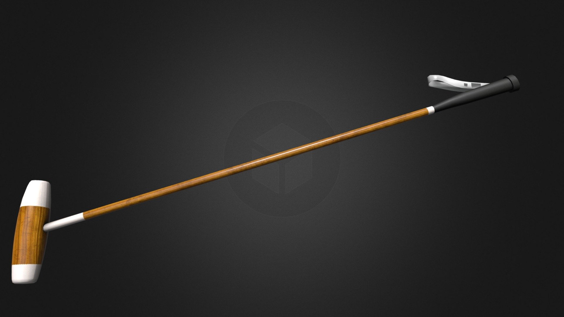 JLC Mallet jockey stick - 3D model by CXR Agency (@CXRAgency) 3d model