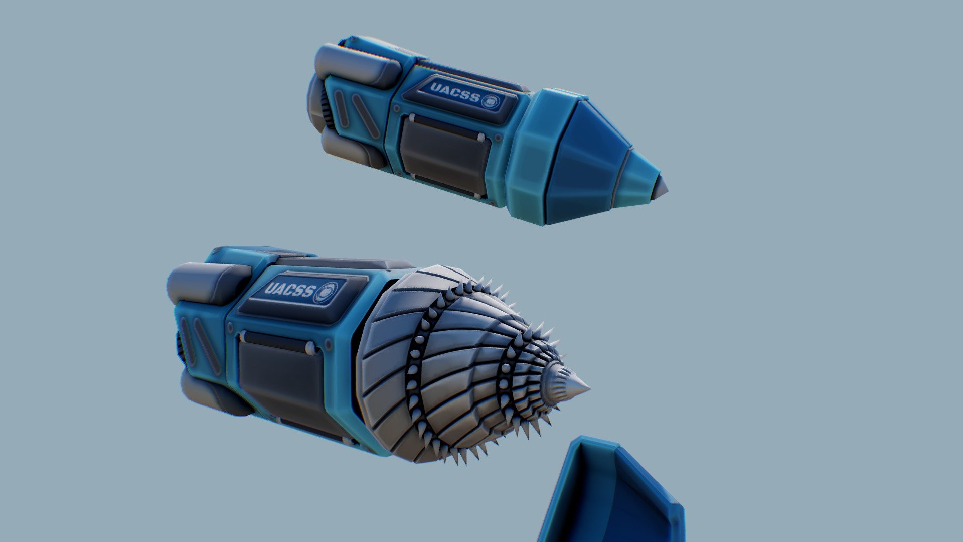 3d asset made for the upcoming game &ldquo;space piercer