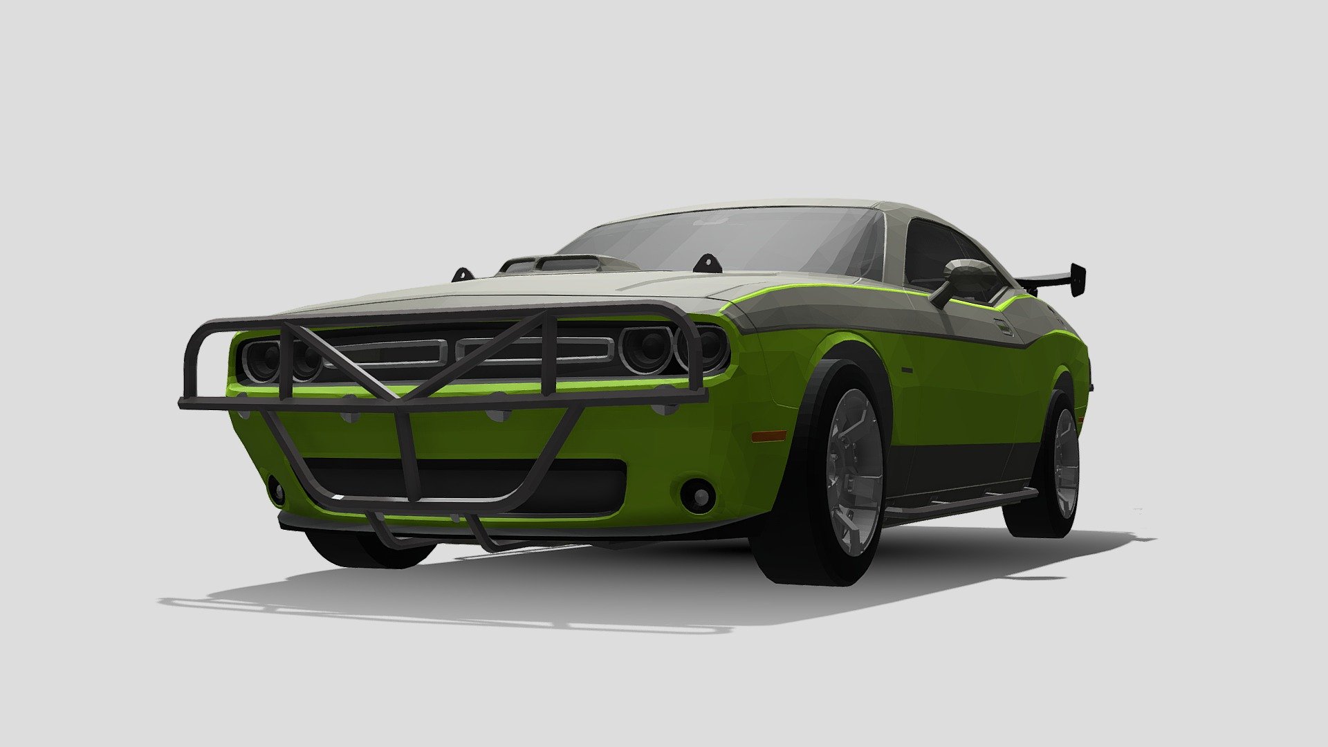 What challenger was used in Fast and Furious 7?
Dodge Chargers, Challengers and Jeeps to star in &lsquo;Furious 7'
2015 Dodge Challenger R/T
Dodge to roar through &lsquo;Furious 7'

The seventh installment of the wildly popular street-racing movie series will feature a candy red 2015 Dodge Charger, a green and black 2015 Dodge Challenger R/T and an armored 2015 Jeep Wrangler Unlimited.

In both The Fast and the Furious 5 and The Fast and the Furious 6 movies, you'll find Dominic Toretto driving a 2009 Dodge Challenger SRT-8 3d model