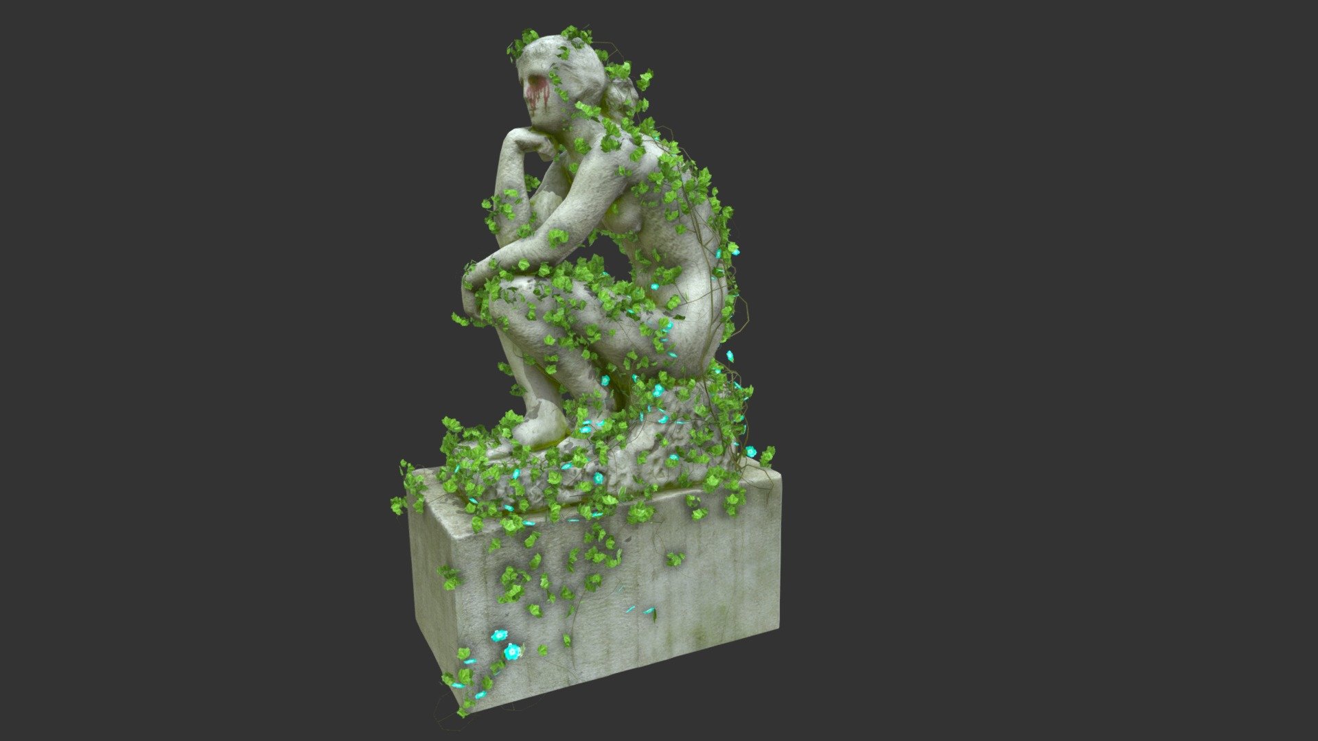 Statue 017 - 3D model by josluat91 3d model