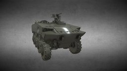 IDF Eitan AFV 3D print model armored, army, idf, infantry, offroad, millitary, apc, trophy, armored-vehicles, imod, fighting-machine, merkava, vehicle, eitan