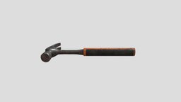 Hammer hammer, realistic, rubber, iron, marmoset, substancepainter, blender, gameasset, material, gameready, rendering