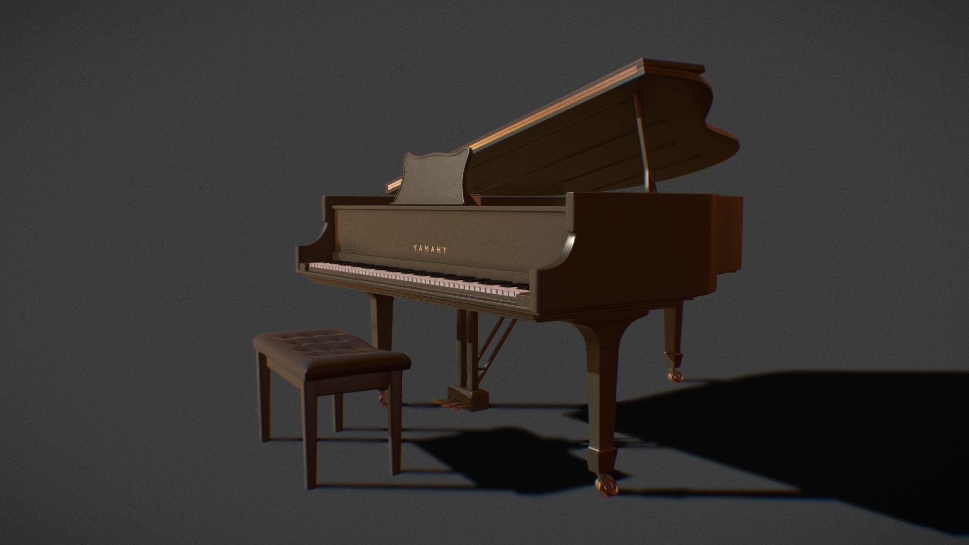 Piano - 3D model by Johnson Martin (@Johnson-Martin) 3d model