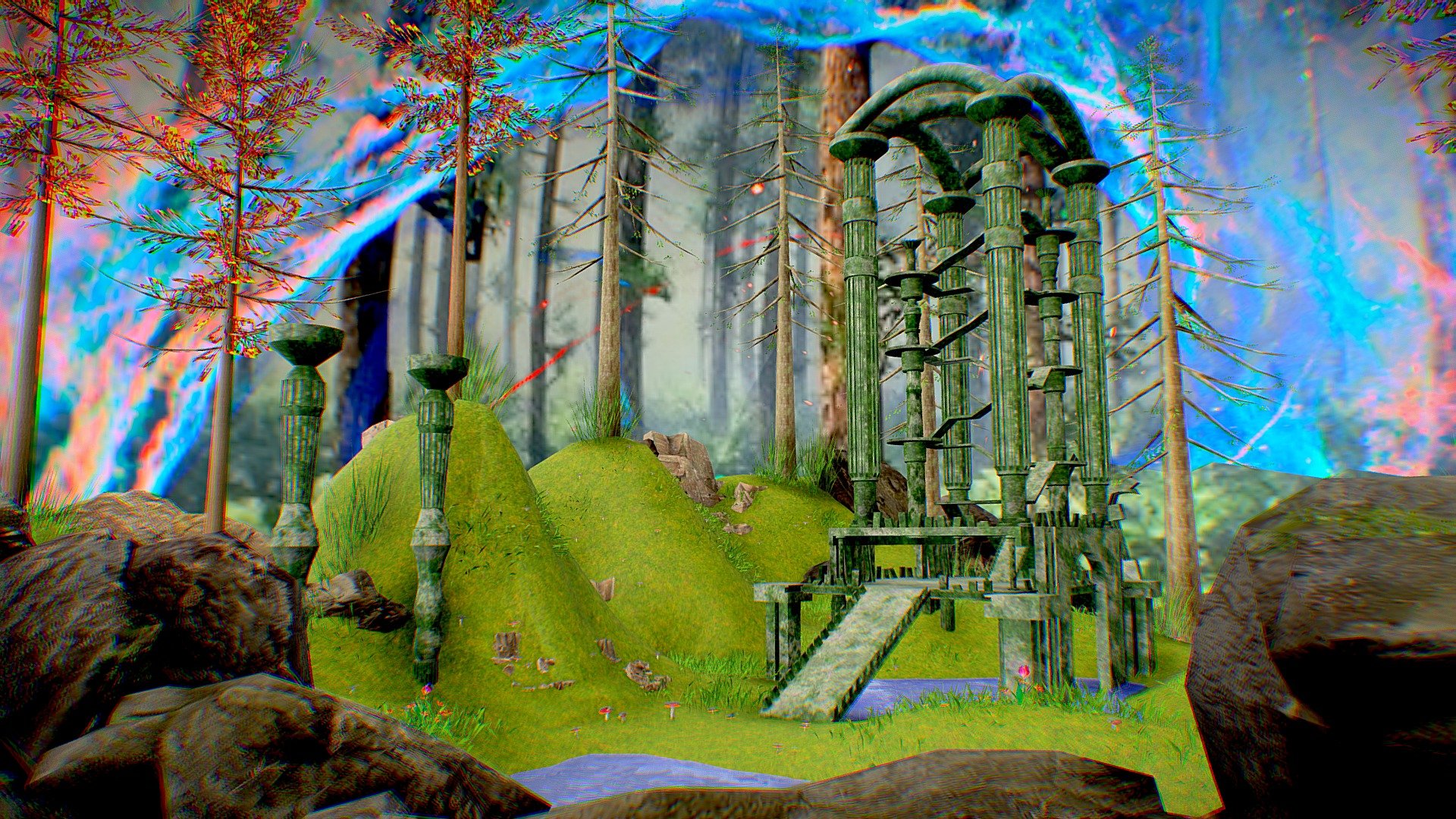 It is a surreal scenario created especially for meditation or virtual exploration, among other functions.

Try our space in Spatial before you buy it (FREE) https://www.spatial.io/s/Xilitla-Adventure-Marco-Virtual-MX-64475308ce8f256cd88151f8?share=6489805817650721349

Visit our new website: https://www.marcovirtual-mx.com/ - Metaverse Xilitla  forest |Baked| VR/AR Ready - Buy Royalty Free 3D model by Marco Virtual MX (@marco_virtual) 3d model