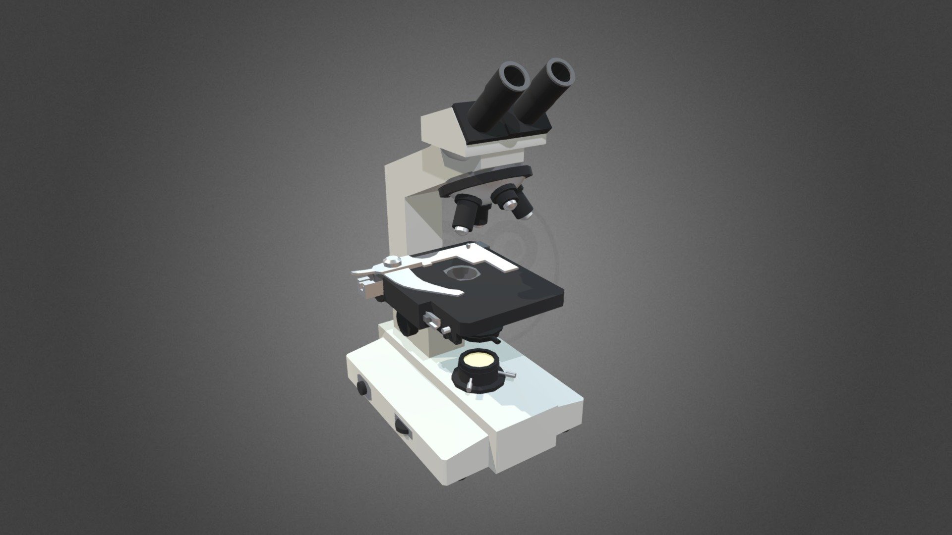 Microscope - 3D model by Maskott 3d model