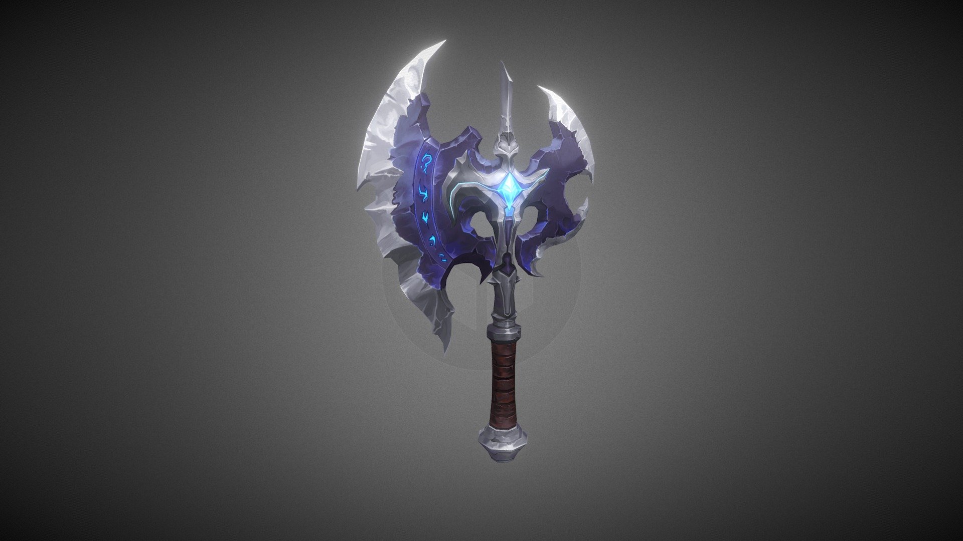 Low poly Blizzard style hand painted magic axe base on Jeff Chan's concept art on ArtStation (https://www.artstation.com/artwork/ExNav). 
Though it's free for download but I'm not sure it can be used for commercial purpose like my other 3D models, please consider before use.
Leave a like or comment if you like my stuff. Thanks 3d model