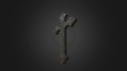 Wooden Cross cross, realistic, gameasset, gameready