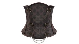 Female Chains Decorated Steampunk Corset