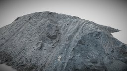 Pile of gravel and small stones dog, pile, gravel, hole, construction-site, 3dscanning-photogrammetry-photoscan, asset, 3dscan, stone, gameasset, city, rock, construction, renderasset, movieasset
