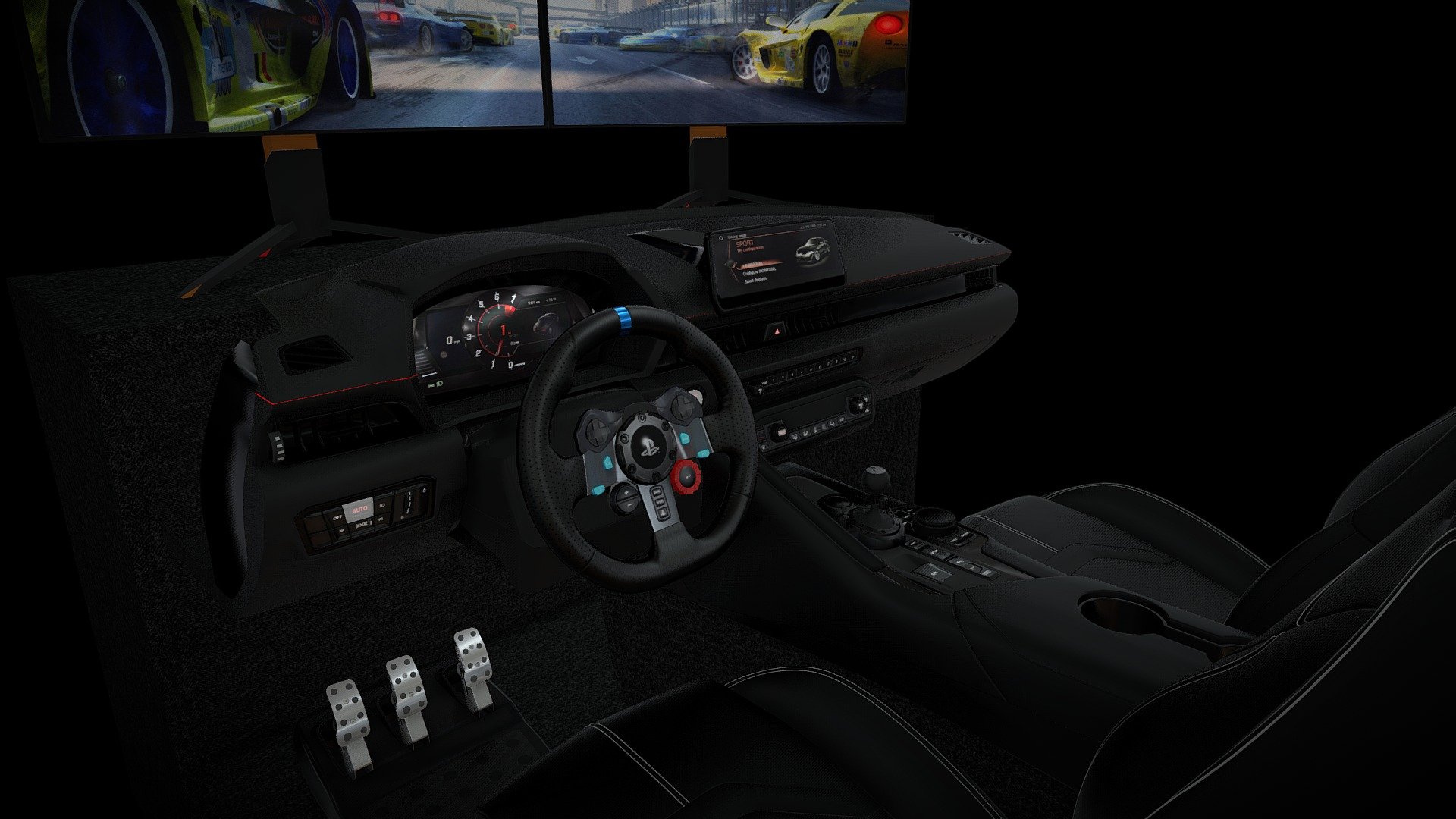 logitech g29 simulator 

logitech g29 simulator with real car dashboard 




Game Ready

Low-poly

2k Textures

file formats




FBX
 - logitech g29 simulator - Buy Royalty Free 3D model by Samad.Ahmed 3d model