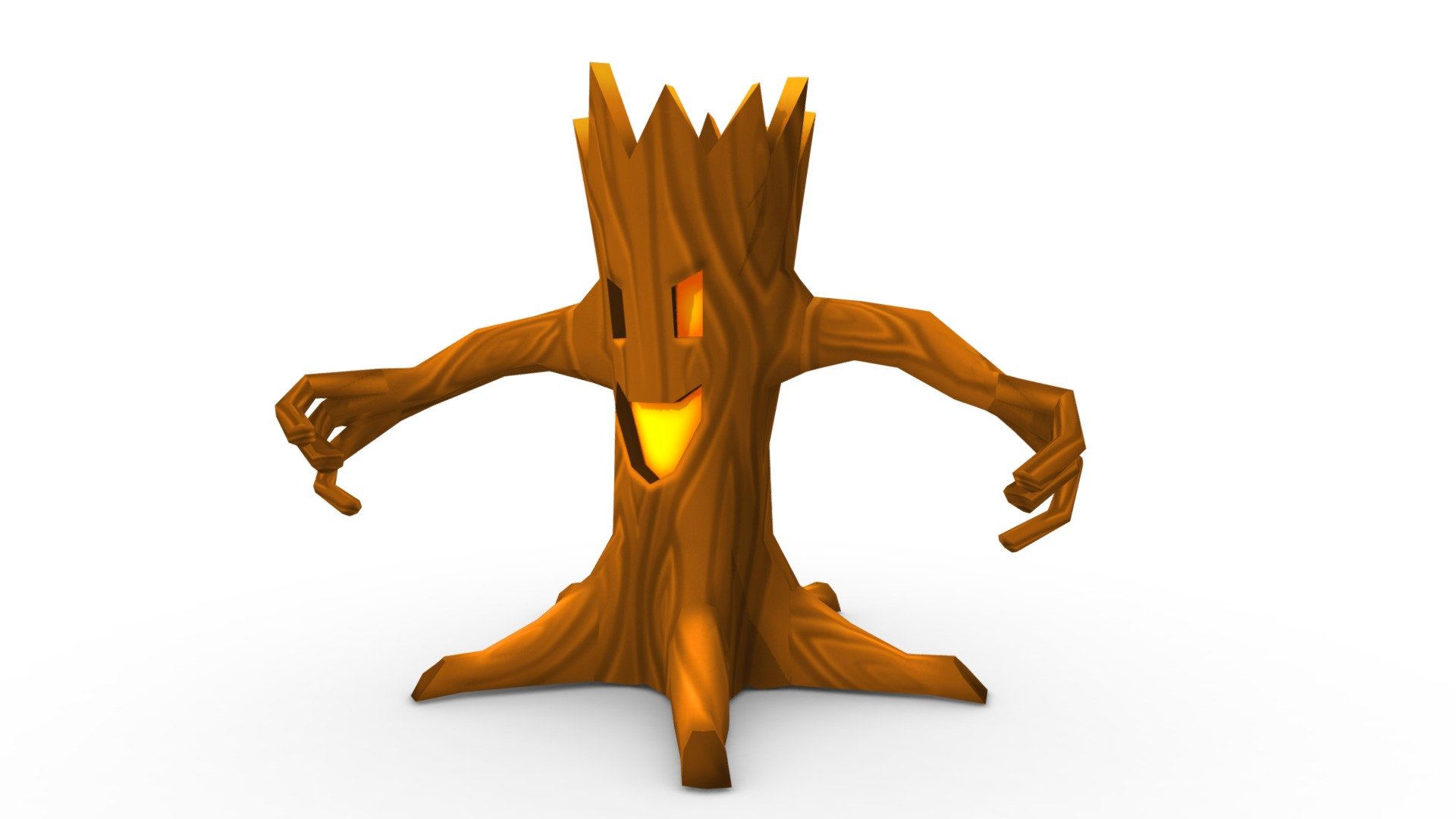 Creepy Tree - 3D model by nickknacks 3d model