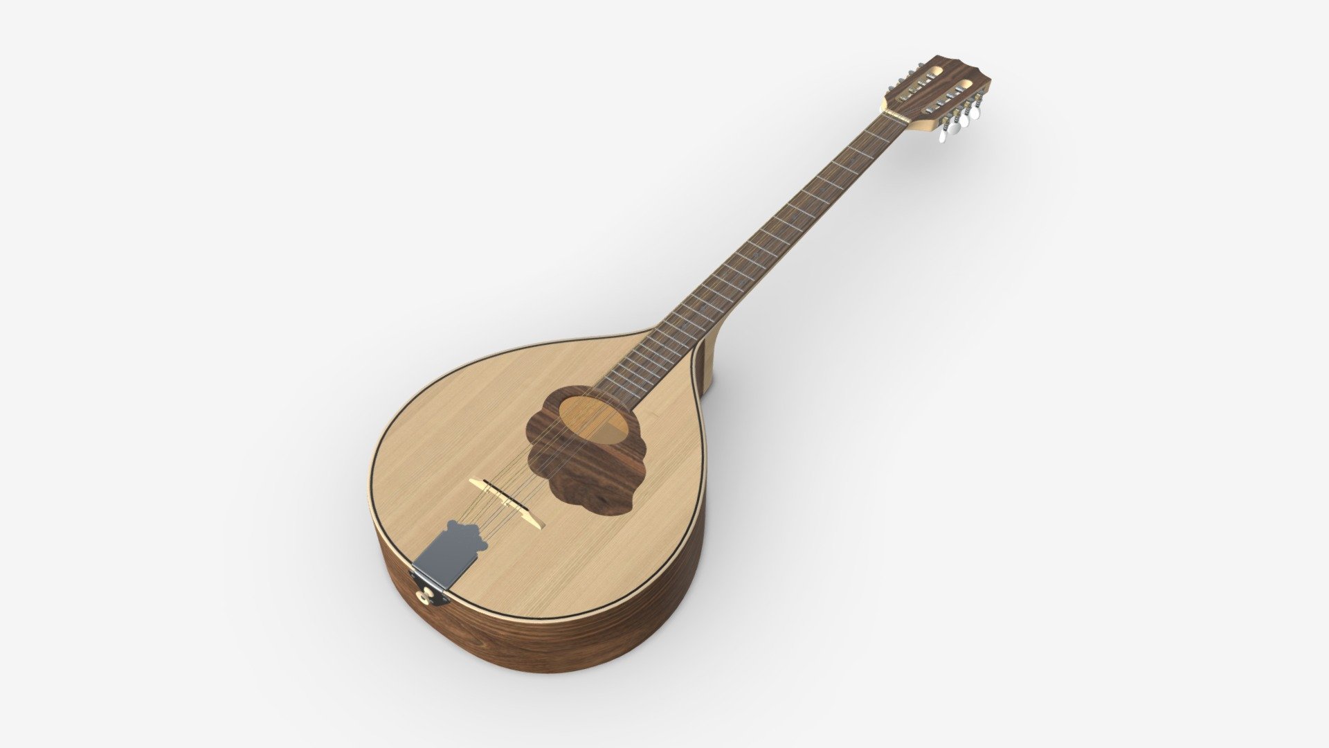 Irish Bouzouki string instrument - Buy Royalty Free 3D model by HQ3DMOD (@AivisAstics) 3d model