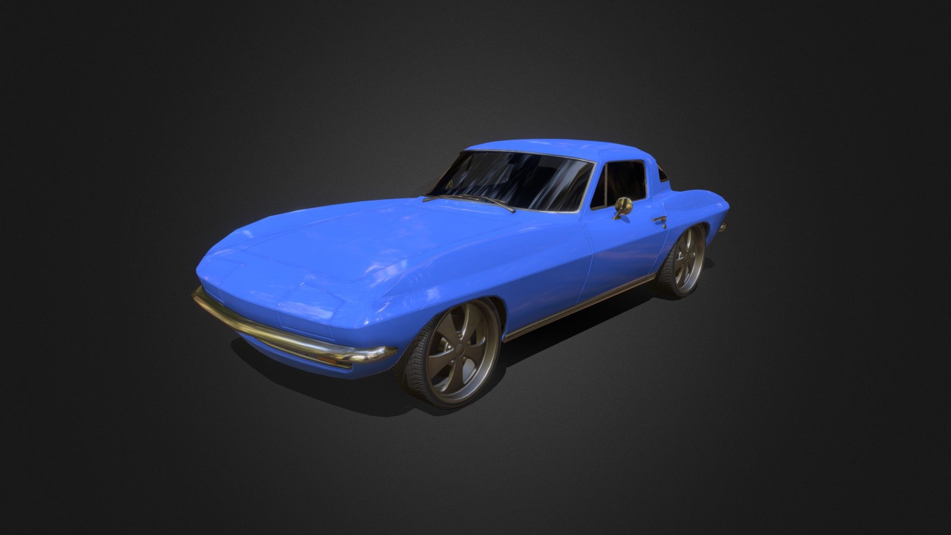 Game-ready vehicle model with Textures, 4 LOD states, and simplified collision meshes.

Vehicle model is based on 1960s car designs with modern wheels 3d model