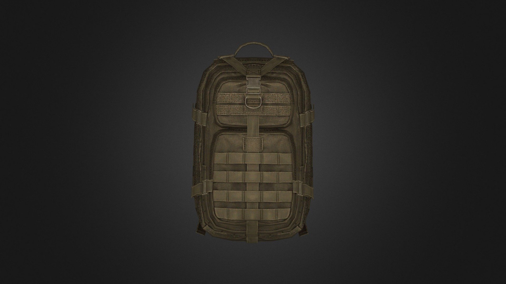 Bag Military - 3D model by Dimac 3d model