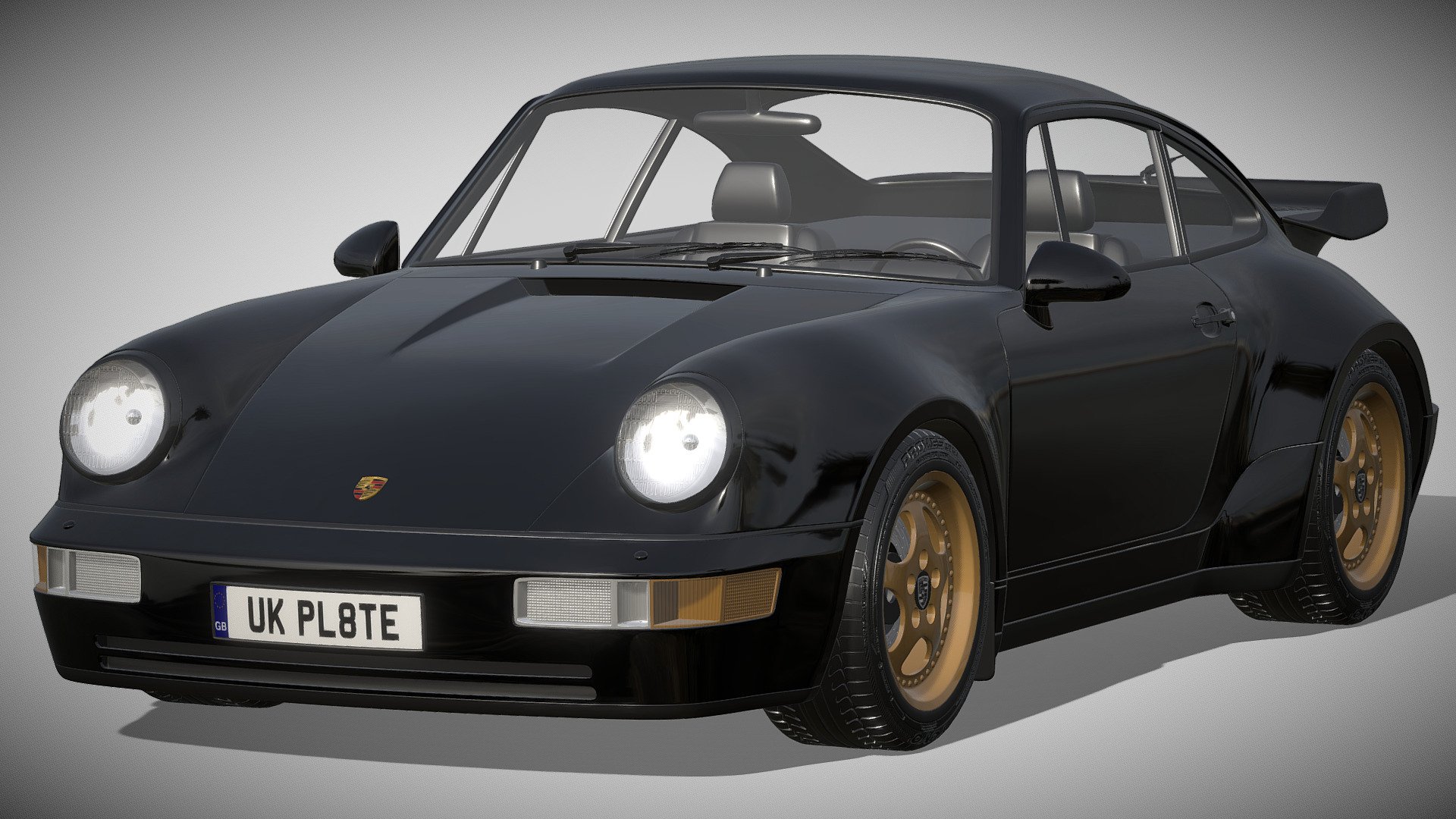 Porsche 911 964 Turbo 1993

https://en.wikipedia.org/wiki/Porsche_964

Clean geometry Light weight model, yet completely detailed for HI-Res renders. Use for movies, Advertisements or games

Corona render and materials

All textures include in *.rar files

Lighting setup is not included in the file! - Porsche 911 964 Turbo 1993 - Buy Royalty Free 3D model by zifir3d 3d model