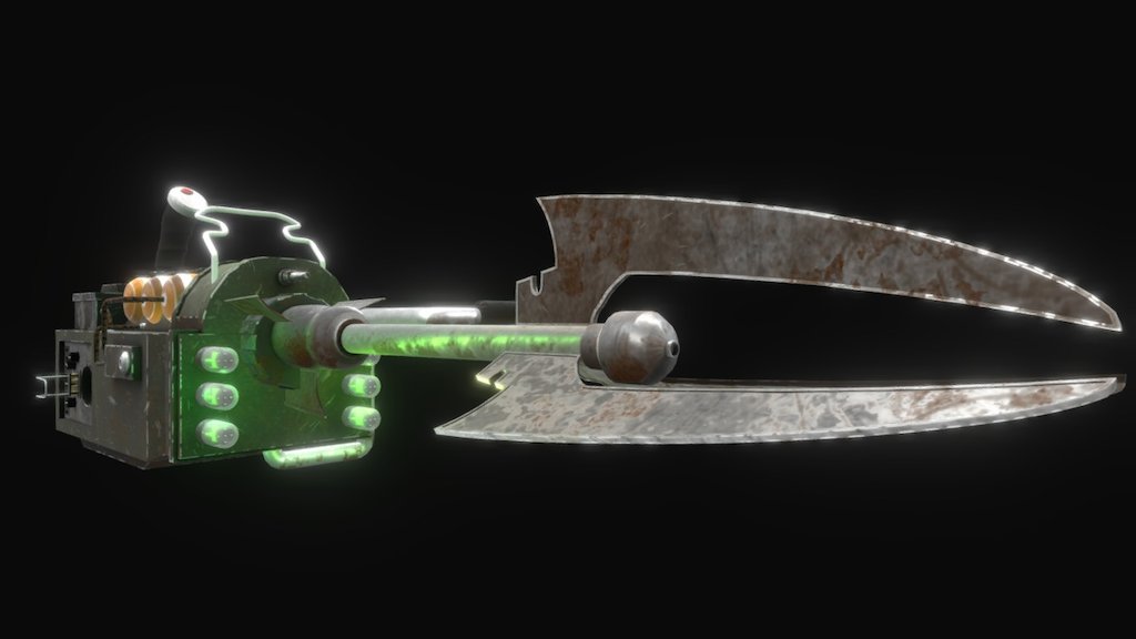 Winchester P94 Plasma Caster from Fallout 1, Fallout 2 and Fallout New Vegas 3d model