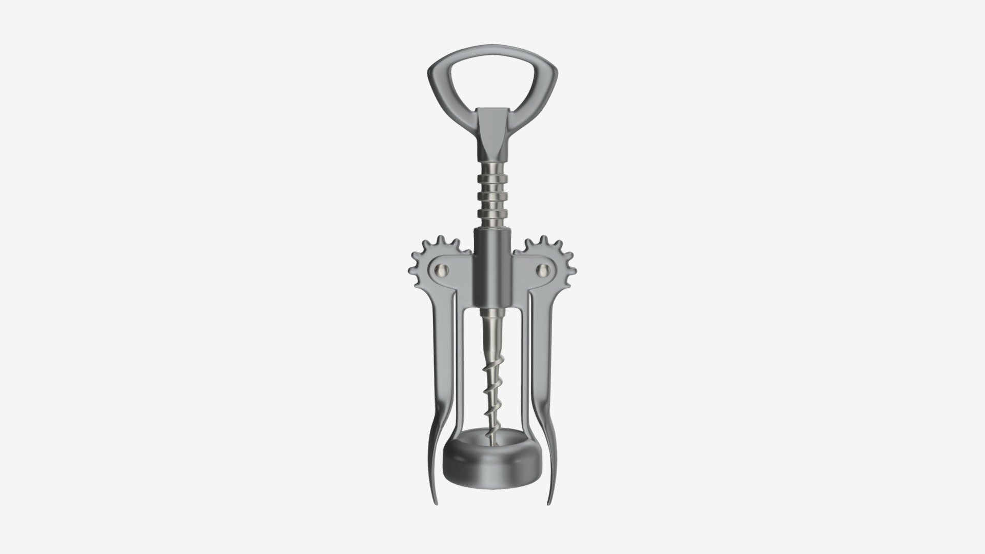 Metal wine bottle opener 01 - Buy Royalty Free 3D model by HQ3DMOD (@AivisAstics) 3d model