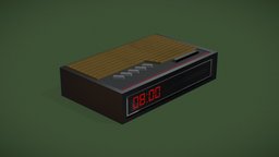 Alarm Clock nostalgic, clock, vintage, oldschool, alarm, alarmclock, 80s, gadgets, low-poly, lowpoly, home