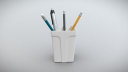 Pencil Holder office, school, pencil, classroom, pencilholder, officefurniture, office-supplies, cup