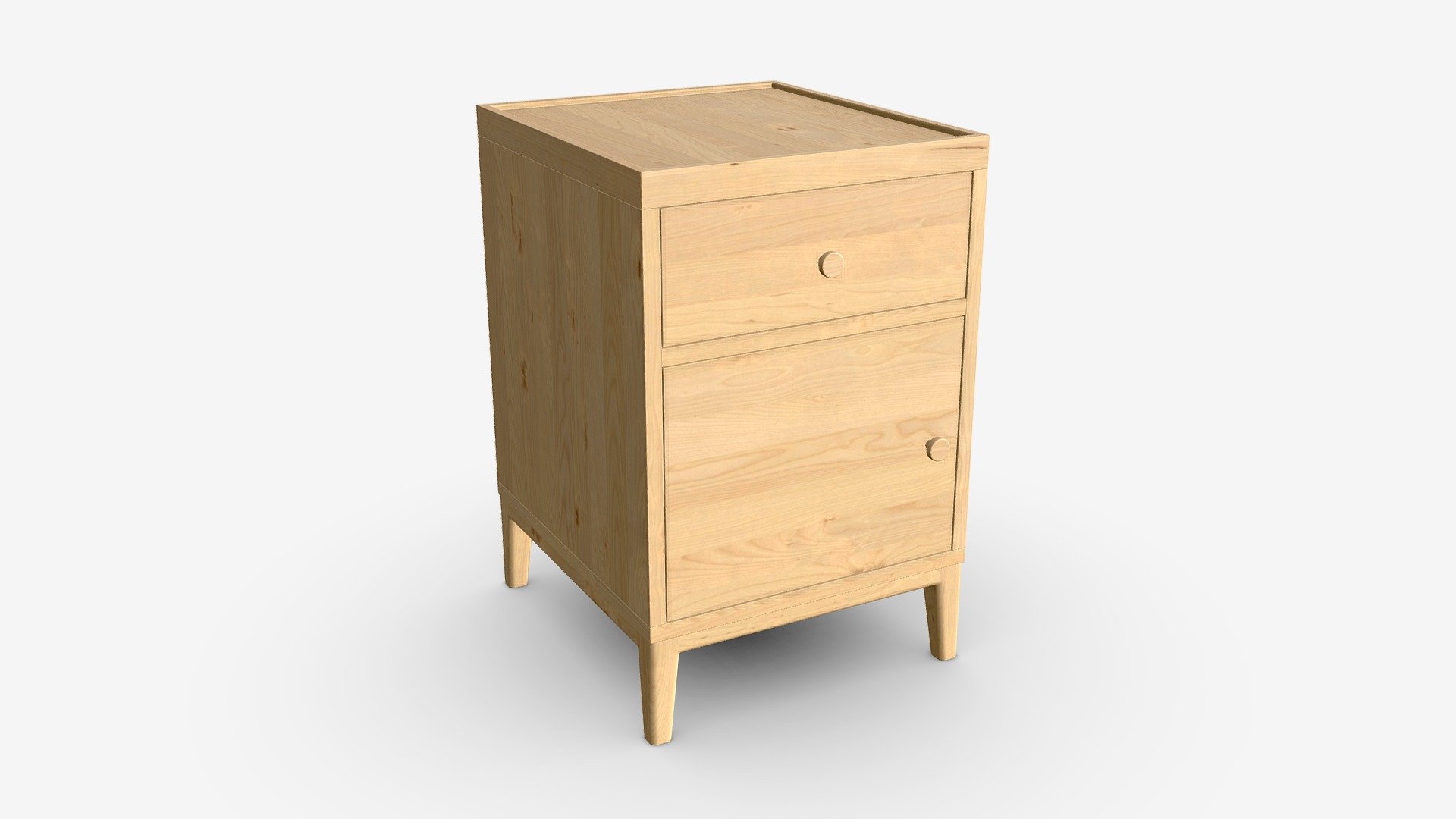 Bedside Cabinet Ercol Salina - Buy Royalty Free 3D model by HQ3DMOD (@AivisAstics) 3d model